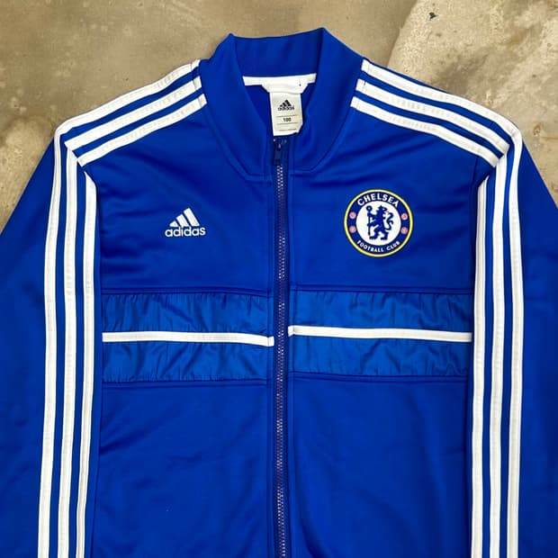 100 아디다스 첼시 블루 트랙탑
