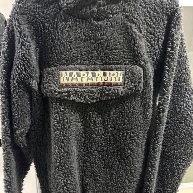 Napapijri 나파피리 세르파 후드 자켓 블랙