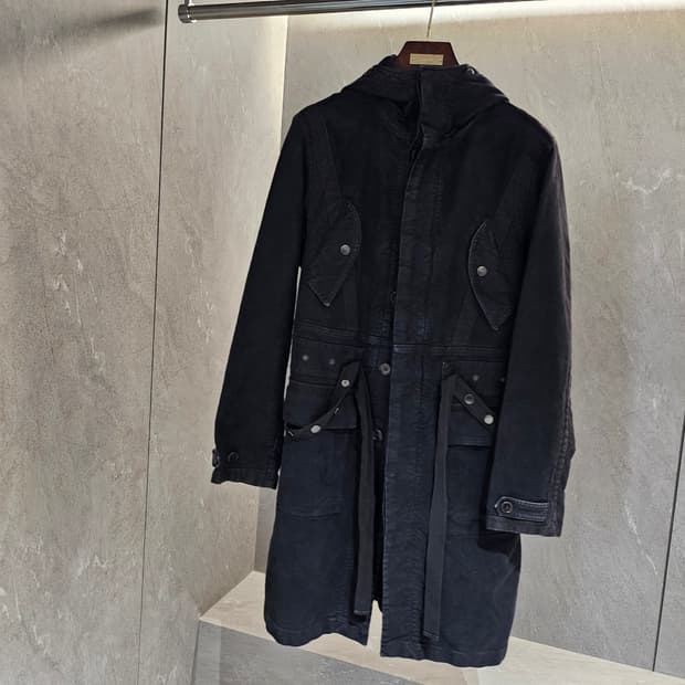 드리스 반 노튼 14AW 벨리 파카