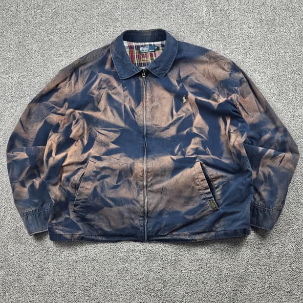 폴로랄프로렌 다잉 워시드 스윙탑 블루종 자켓 ( 2XL ) / 9938
