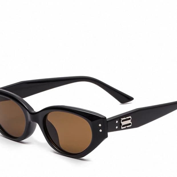 블랙 캣아이 선글라스 (틴트)