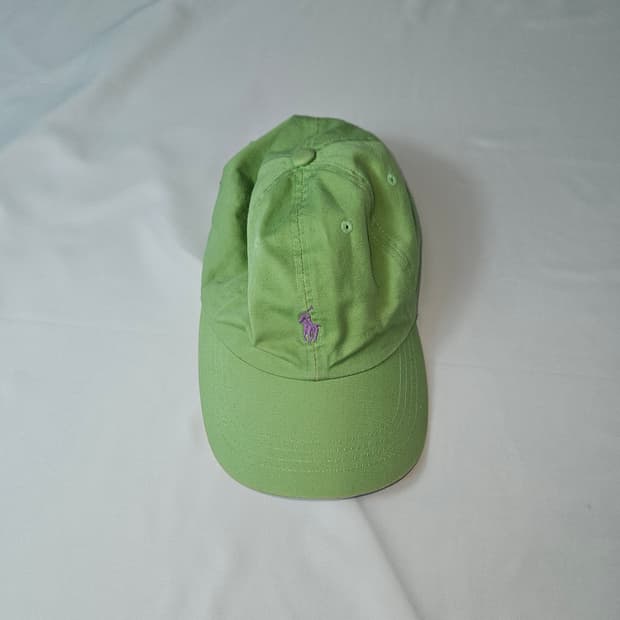 폴로 랄프로렌 그린 볼캡 모자 빈티지 F