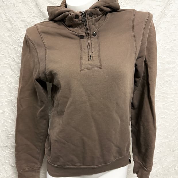 빈티지 아르마니 익스체인지 y2k 투웨이 하이넥 후드