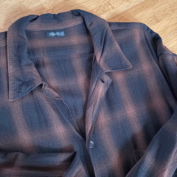 코모리 오픈카라 레이온 셔츠 4