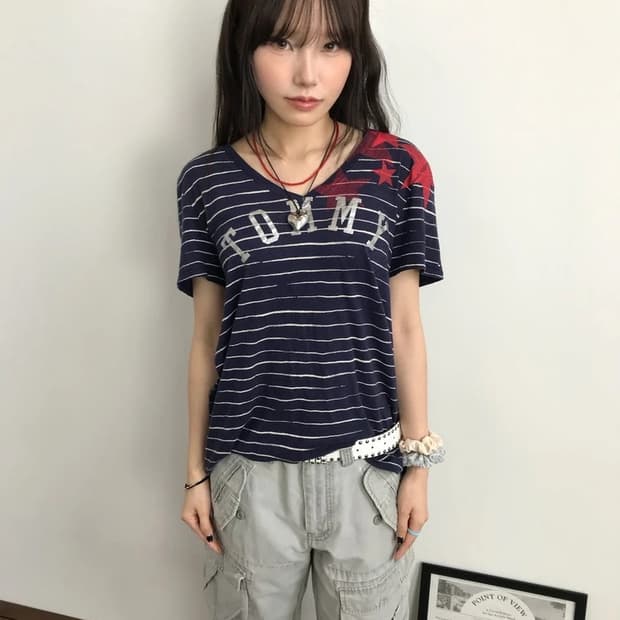 Tommy Hilfiger Americana Stripe Tee
