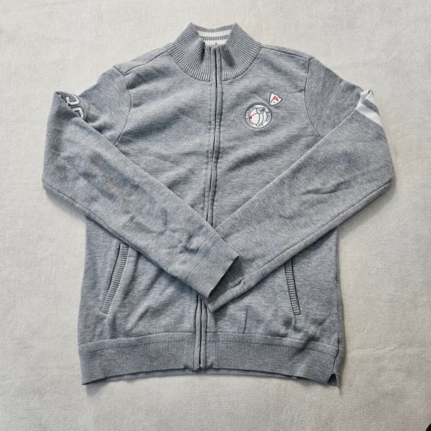 95  루이까스텔 골프웨어 니트집업 0304Y