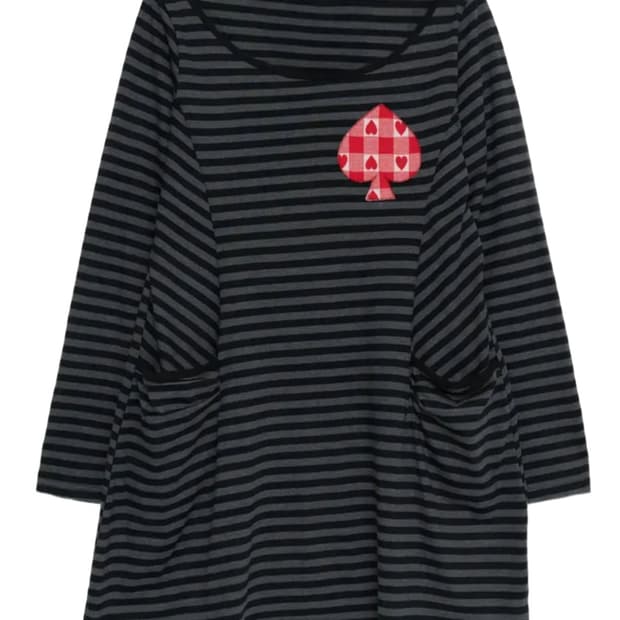 소노노모리 shu patch pocket dress,black
