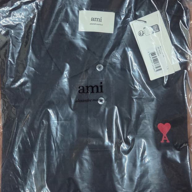 아미 pk카라 반팔티 블랙XL(새상품/정품)