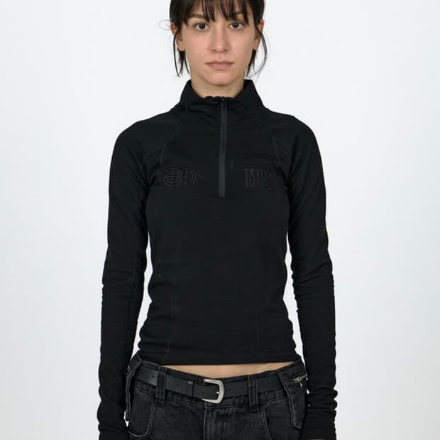 플라스틱프로덕트 soft shell half zipup M