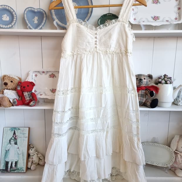 레이스캐미솔원피스