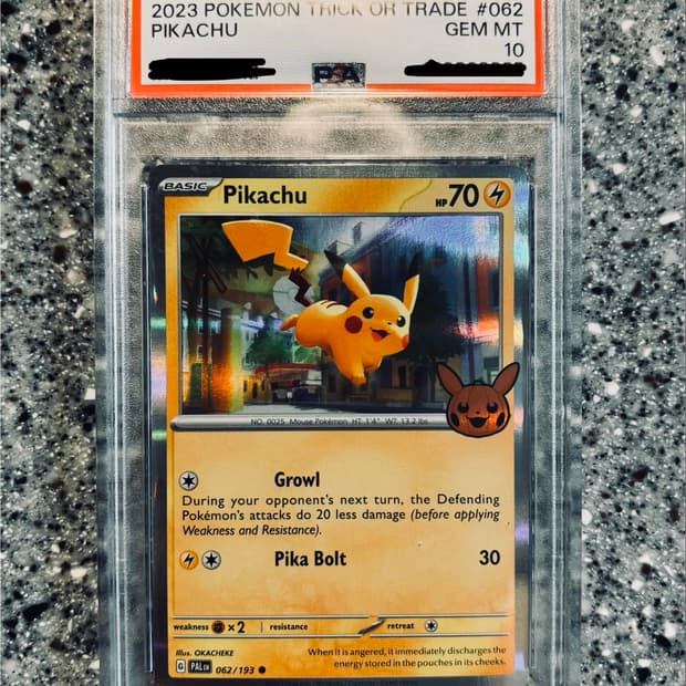 할로윈 피카츄 psa10
