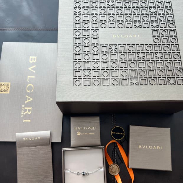 정품 불가리세이브더칠드런 팔찌