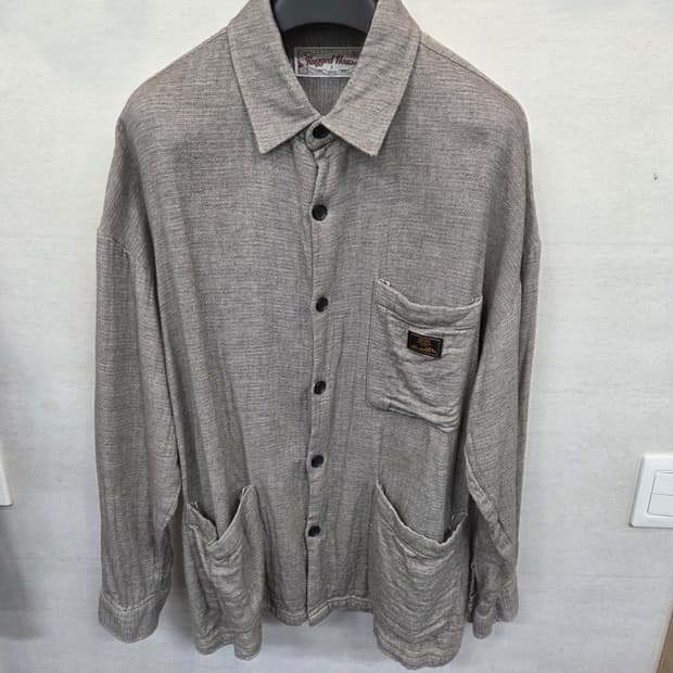 러기드하우스 카라 가디건 자켓 xl 루즈