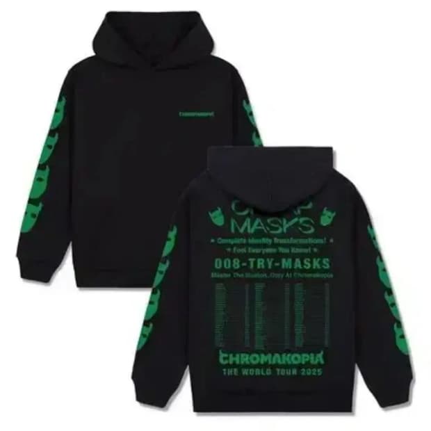 타일러 더 크리에이터 내한 머천다이즈 마스트 후드티 크로마코피아