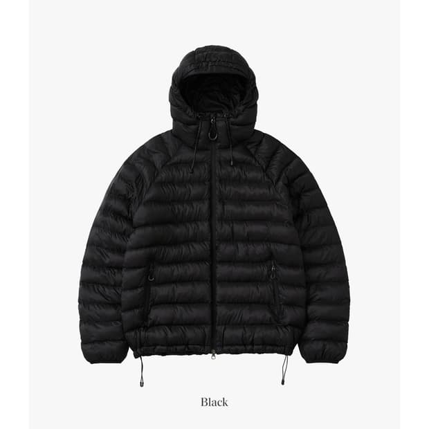 [M] 수아레 라이트 시어쉘 경량 패딩 점퍼 블랙