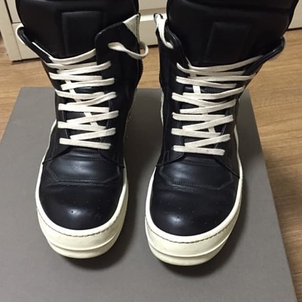 릭오웬스 모노크롬 14s/s 지오바스켓 