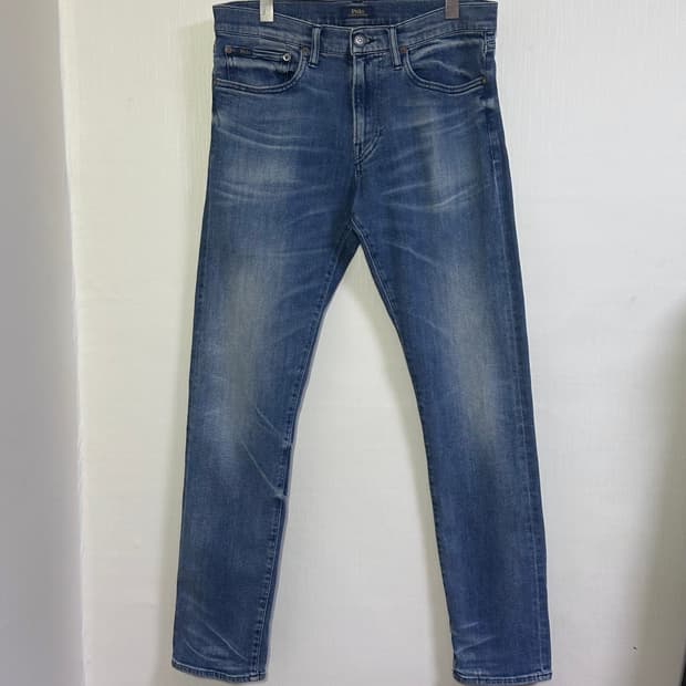 폴로랄프로렌 백가죽패치 청바지 스트레치슬림핏 31