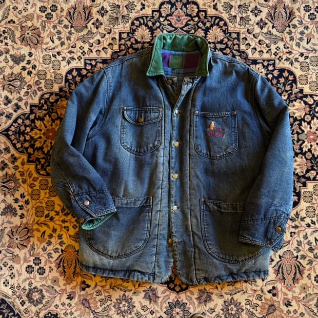 베스트 컴퍼니 데님 워크 자켓 100~105