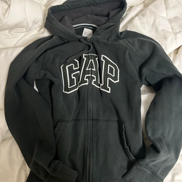 갭 후드집업 그린