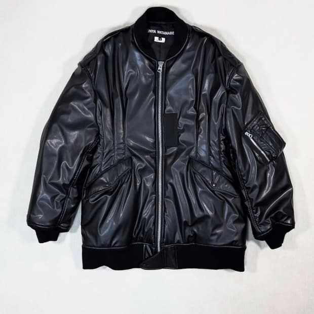 Junya watanabe Puffy Faux Leather Black 