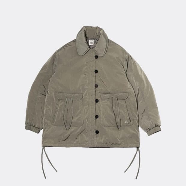 코이세이오 라운드카라 봄버자켓 베이지