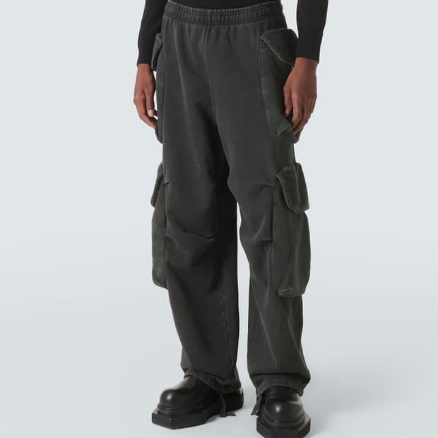 [L]엔타이어 스튜디오 25ss 헤비 카고 팬츠/차콜