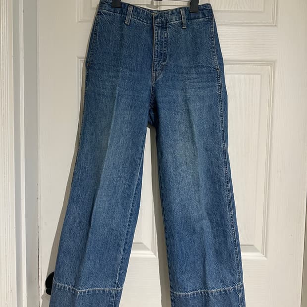 유니클로 U 르메르 데님 팬츠 청바지 