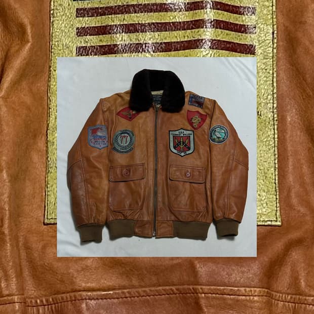 U.S NAVY G-1 가죽 점퍼