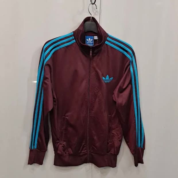 아디다스 파이어버드 버건디마룬민트 져지
