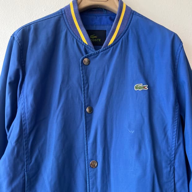 라코스테 남성 블루 코치자켓 블루종점퍼