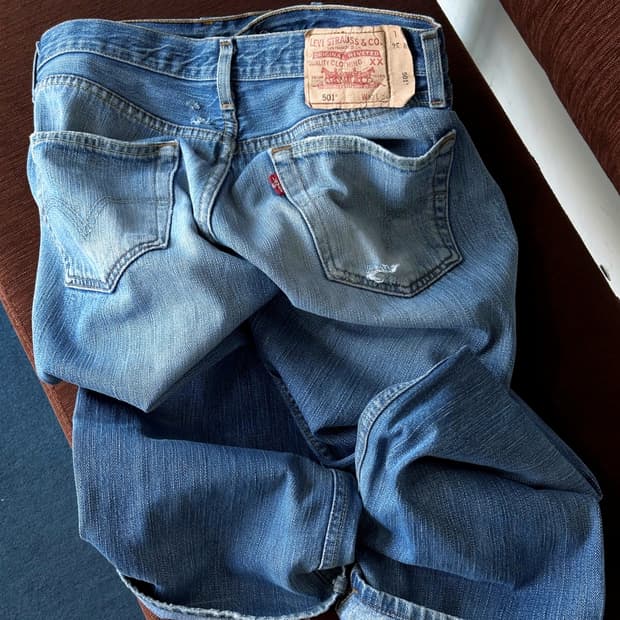  501 model denim pants