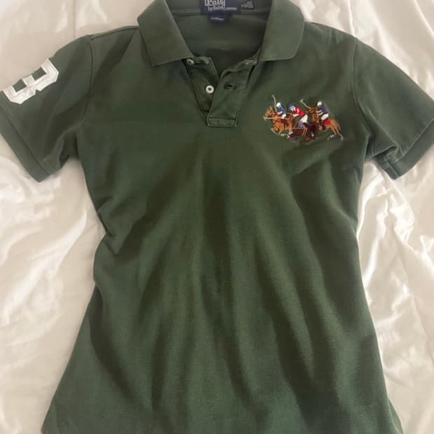 폴로 카키 빅포니 카라티