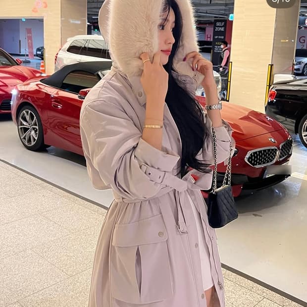 마리마켓 마리메이드 패딩야상 롱마리 블랙