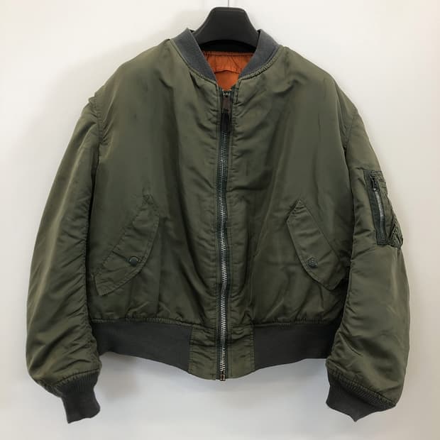90s made in usa 알파인더스트리 MA-1 항공점퍼 XL 