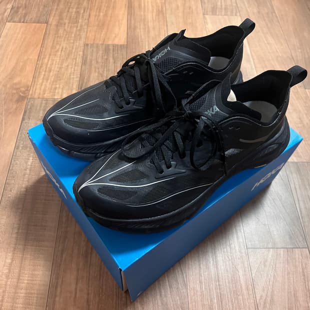 [280] 호카 마파테 스피드4 블랙 + 살로몬 퀵레이스 블랙