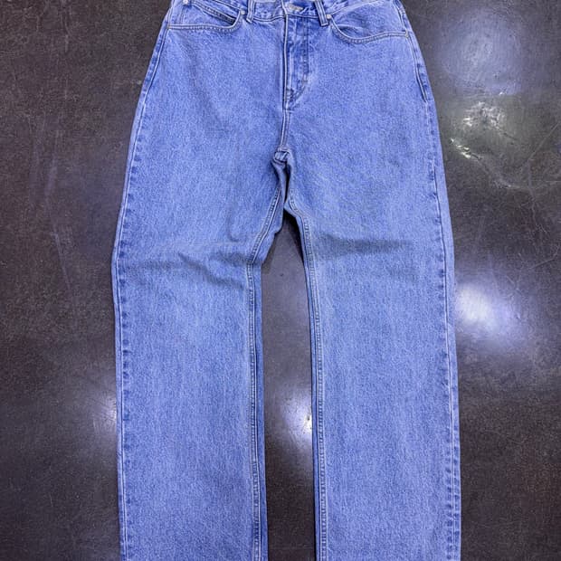 Lee 리 맨 레귤러 스트레이트핏 스톤워싱 데님팬츠 인디고 34