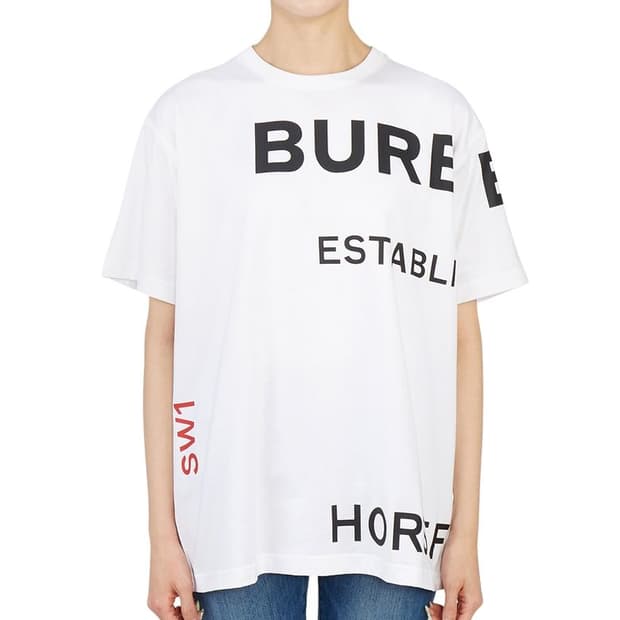 버버리(BURBERRY)호스페리 오버사이즈 반팔티셔츠