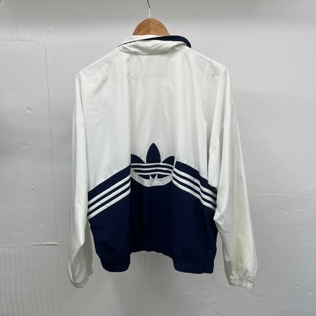 XL) OLD ADIDAS EMBROIDERD BIG LOGO 바람막이