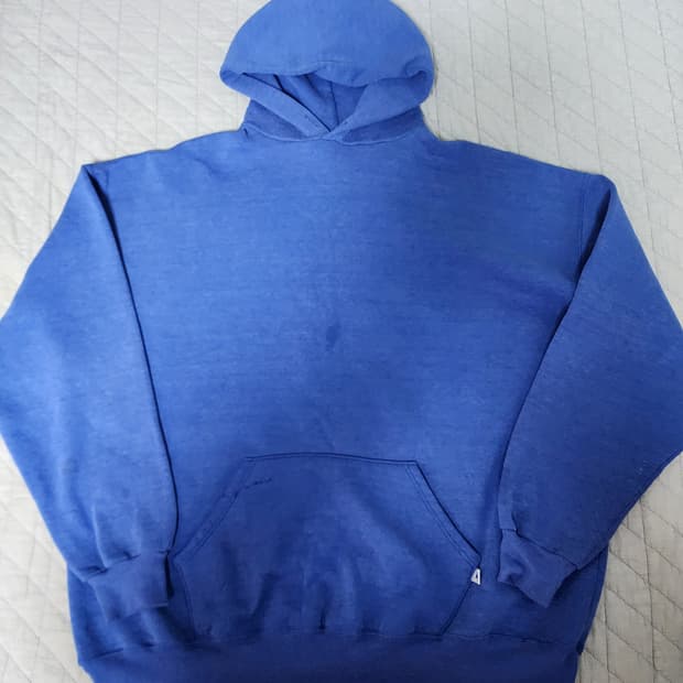 [XXXL] 90s 러셀 애슬레틱 페이디드 블루 후디 후드티