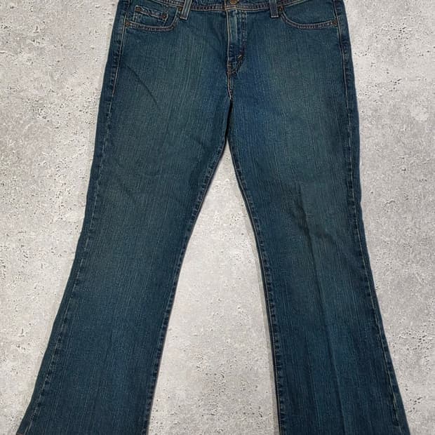 00s LEVIS 518 슈퍼로우 부츠컷 데님 팬츠/743
