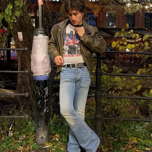 90s USA 리바이스 517 미디움 블루 데님 36