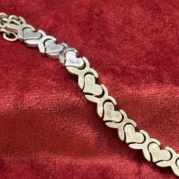 Mexico heart 925silver bracelet