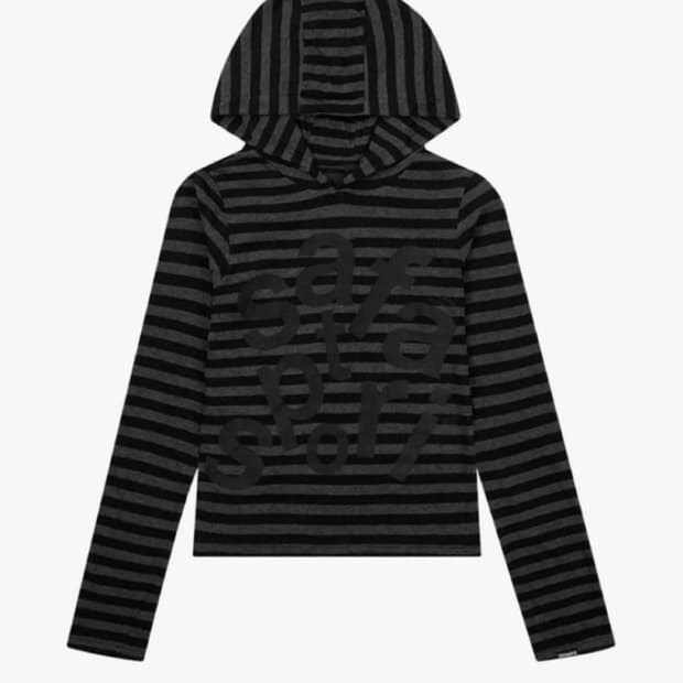 사파리스팟 스트라이프 후드티