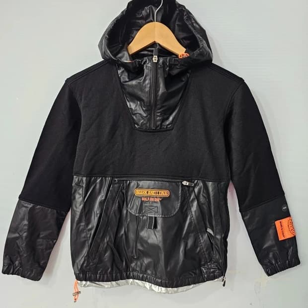 마크앤로나 블랙 아노락 바람막이 자켓 M