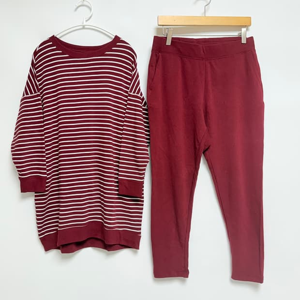 [면 95%] 유니클로 울트라 스트레치 튜닉 세트 XL