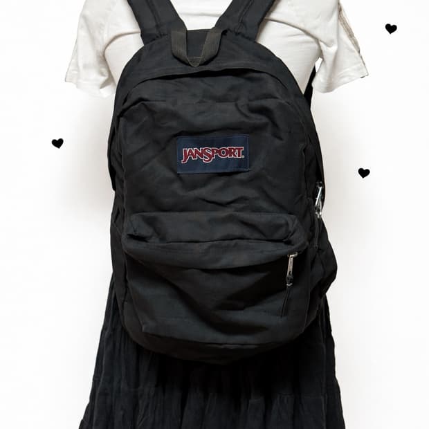 잔스포츠 블랙 백팩