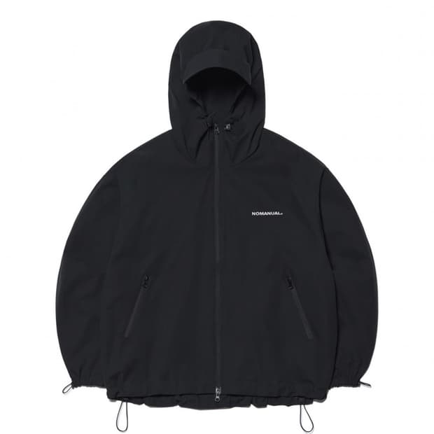노매뉴얼 PENON WIND SHELL, BLACK