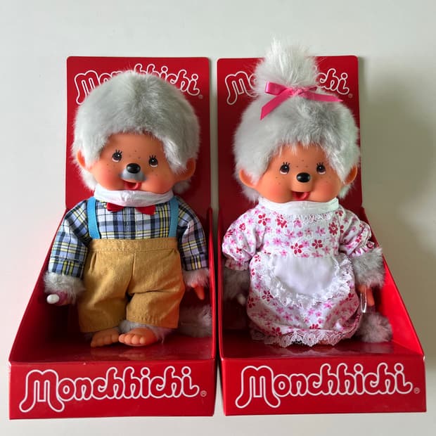 몬치치 할머니 할아버지 노부부 세트