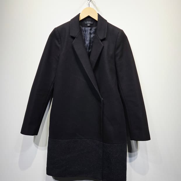 코스(COS). 여자 더블 브레스티드 울+캐시미어 코트_34