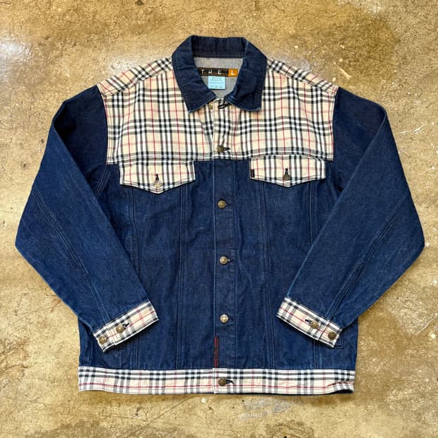 The Hip-hop Elements 데님 재킷